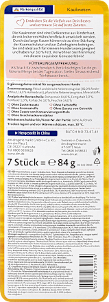 Hondensnoepje kauwknoop, voortreffelijk, 84 g