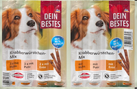 Hundeleckerli Knabberwürstchen Mix (8 Stück), 88 g