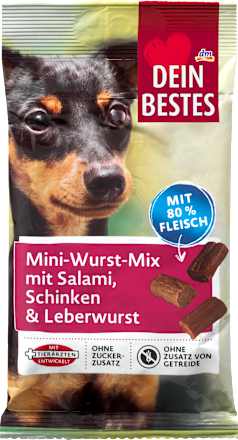 Hondensnacks Mini Worstmix, 60 g