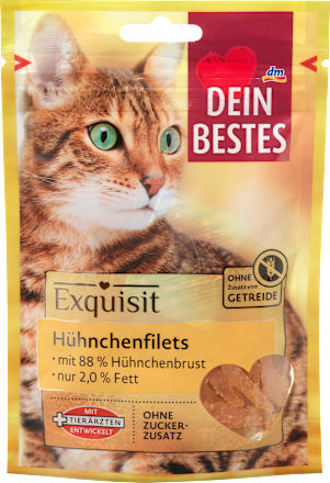 Kattenlekkernijen Kipfilets, Exquisit, 50 g