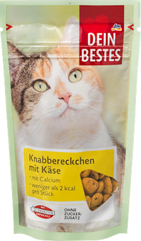 Kattensnacks met kaas, 65 g