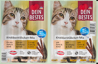 Kattensnoepjes Knabbelstokjes Mix, 50 g