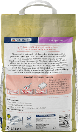 Kattenbakvulling, klonterend, 8 l