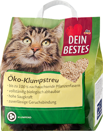 Kattenbakvulling, eco-klonterend, 10 l