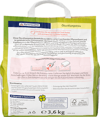 Litière pour chat, litière écologique agglomérante, 10 l