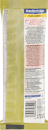 Nagersnack Knabbersticks Banane & Apfel, 140 g