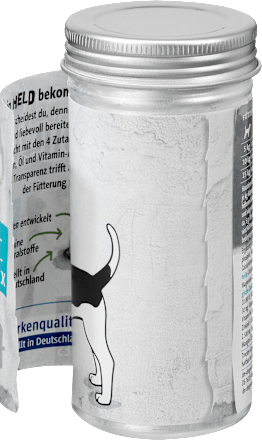 Nahrungsergänzung Hund Vitamin-Mineralstoff-Mix, Heldenmahlzeit, 125 g