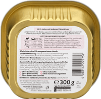 Nat hondenvoer met kip, Exquisit, 300 g