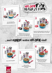 Nassfutter Hund mit Huhn, Heldenmahlzeit, 400 g
