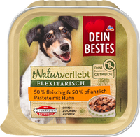 Nat hondenvoer met kip, Naturverliebt flexitarian, 150 g