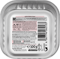 Nat kattenvoer kitten rijk aan kip in saus, Junior, 100 g