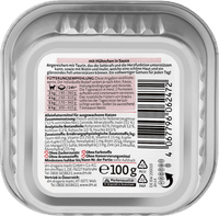 Dein Bestes Nassfutter Katze mit Hühnchen in Sauce, Multipack (14x100 g), 1.400 g