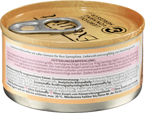 Nat kattenvoer met kipfilet, Exquisit, 70 g