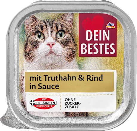Nat kattenvoer met kalkoen &amp; rundvlees, 100 g