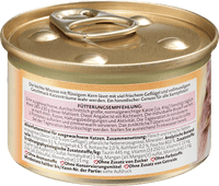 Nat kattenvoer rijk aan gevogelte, mousse met saushart, 85 g