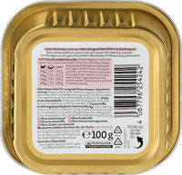 Nat kattenvoer rijk aan kipreepjes in een fijne roomsaus, Star Cuisine, 100 g