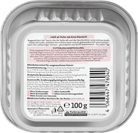 Nassfutter Katze reich an Huhn mit Ente, 100 g