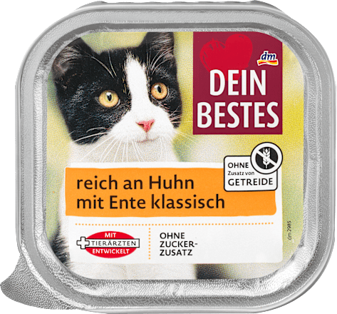 Nat kattenvoer rijk aan kip met eend, 100 g