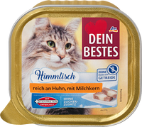 Nat kattenvoer rijk aan kip met melkkern, Heavenly, 100 g