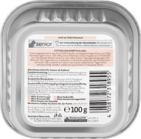 Nassfutter Katze reich an Huhn, Senior, Multipack (14x100 g), 1,4 kg