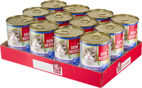Nassfutter Katze reich an Lachs in Sauce, Multipack (12x415 g), 4,98 kg