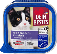 Nat kattenvoer rijk aan zalm, MSC gecertificeerd, 100 g