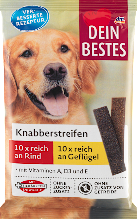 Snack voor honden, knabbelstrips, 200 g