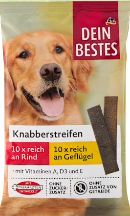 Snack voor honden, knabbelstrips, 200 g