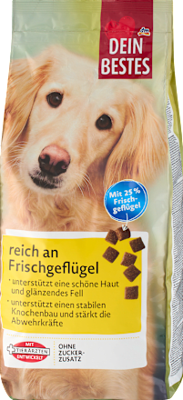 Droog hondenvoer rijk aan vers gevogelte, 3 kg