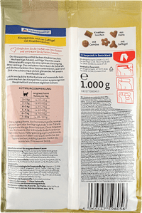 Droog kattenvoer krokante mix rijk aan gevogelte met snackzakjes, 1.000 g