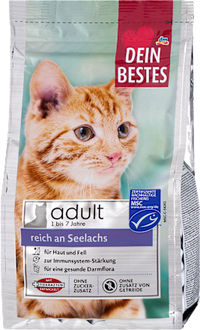 Trockenfutter Katze reich an Seelachs, 750 g