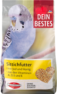 Vogelfutter mit Vitaminen, Jod & Honig, 500 g