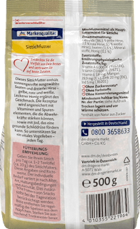 Vogelfutter mit Vitaminen, Jod & Honig, 500 g