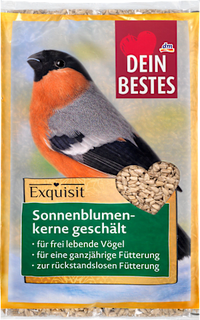 Vogelfutter Sonnenblumenkerne geschält, 1.000 g