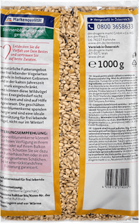 Vogelfutter Sonnenblumenkerne geschält, 1.000 g