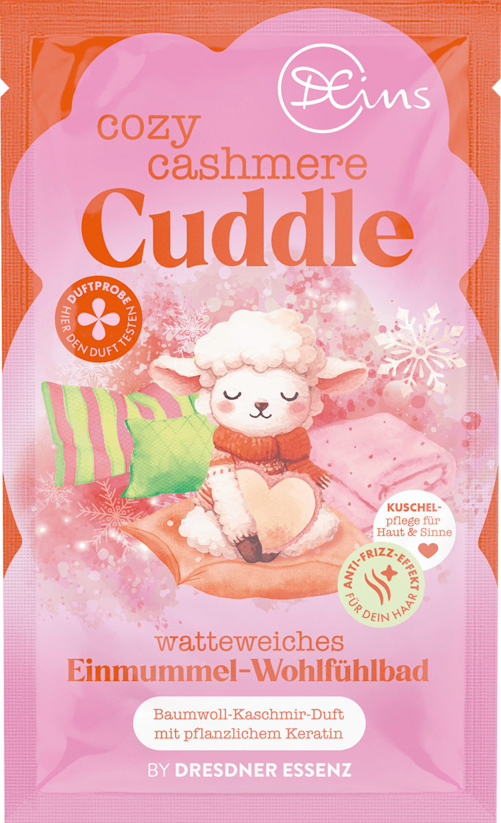 DEins Schaumbad cozy cashmere Cuddle, 60 g