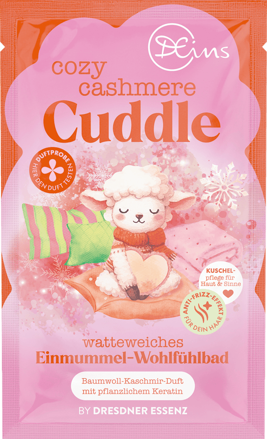 DEins Schaumbad cozy cashmere Cuddle, 60 g
