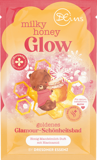 DEins Schaumbad milky honey Glow, 40 ml
