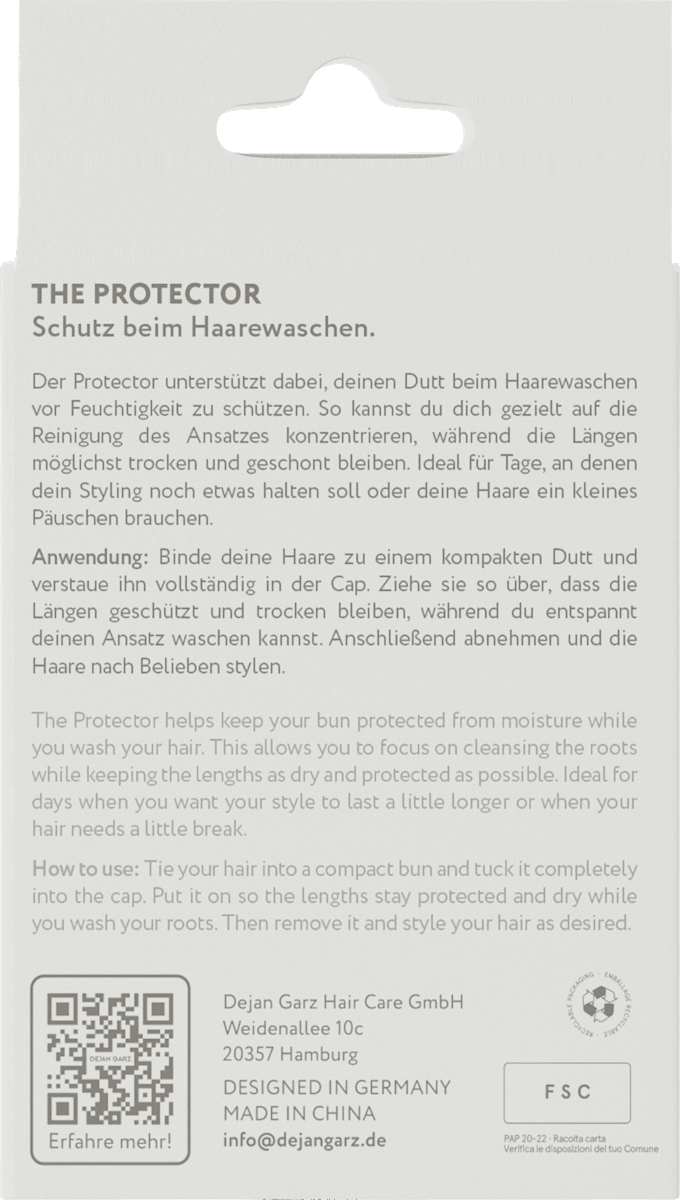 DEJAN GARZ Dutt-Schutz The Protector, 1 St