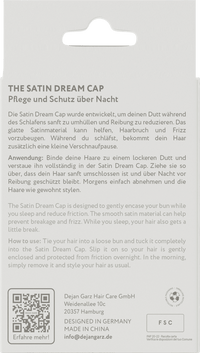 DEJAN GARZ Dutt-Schutz The Satin Dream Cap, 1 St