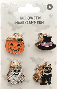Dekorieren & Einrichten Haarklammern Halloween, 4 St