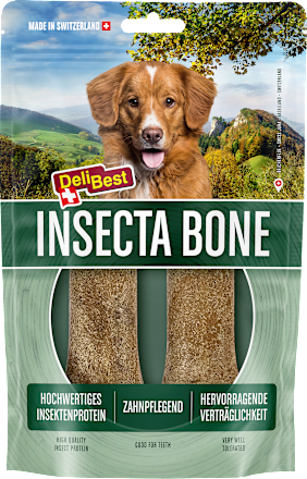 Kausnack Hund Insecta Bone mit Insekten, big (2 Stück), 200 g