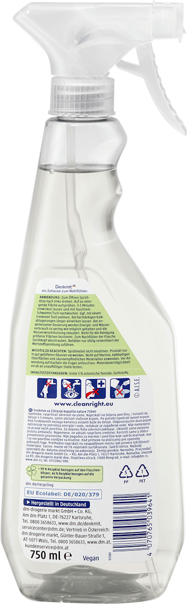 Denkmit Badreiniger, 750 ml