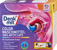 Colorwaschmittel 3in1 Aktiv Caps, 22 Wl