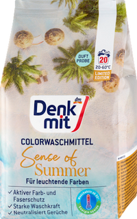 Colorwaschmittel Pulver Sense of Summer, 20 Wl Denkmit