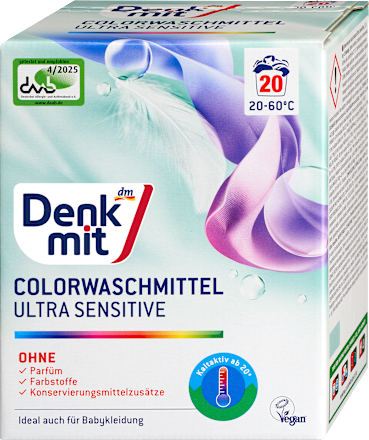 Colorwaschmittel Pulver Ultra Sensitiv, 20 Wl