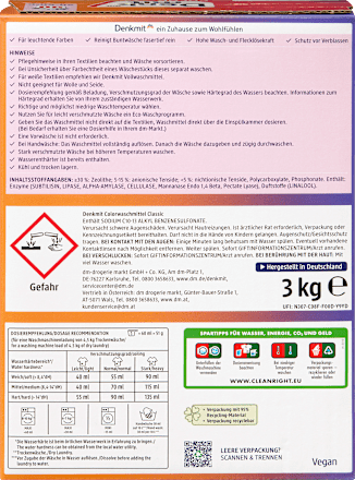 Colorwaschmittel Pulver, 50 Wl