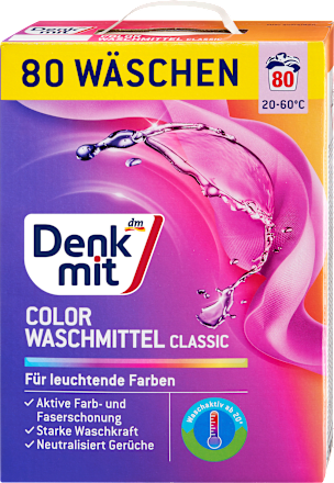 Colorwaschmittel Pulver, 80 Wl