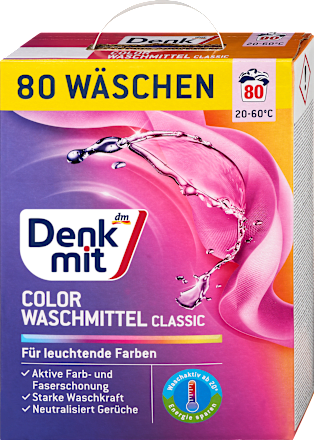 Colorwaschmittel Pulver, 80 Wl