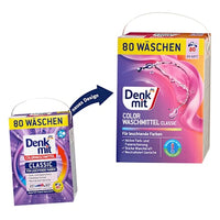 Colorwaschmittel Pulver, 80 Wl Denkmit